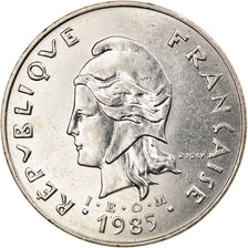Coin, French Polynesia, 50 Francs, 1985, Paris, AU(55-58), Nickel, KM:13