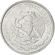 MEXICO, 20 Centavos, 2011, Mexico City, KM #935, MS(63), Stainless Steel, 15.3,.
