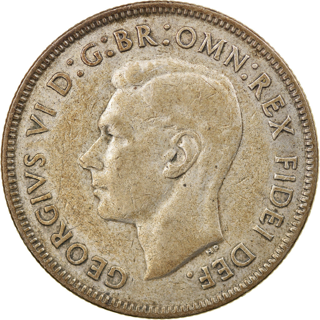Coin, Australia, George VI, Florin, 1952, Melbourne, EF(40-45), Silver, KM:48