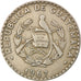 Munten, Guatemala, 25 Centavos, 1967, ZF, Copper-nickel, KM:269