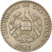 Coin, Guatemala, 25 Centavos, 1967, EF(40-45), Copper-nickel, KM:269