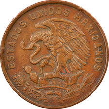Münze, Mexiko, 20 Centavos, 1967, Mexico City, SS+, Bronze, KM:440