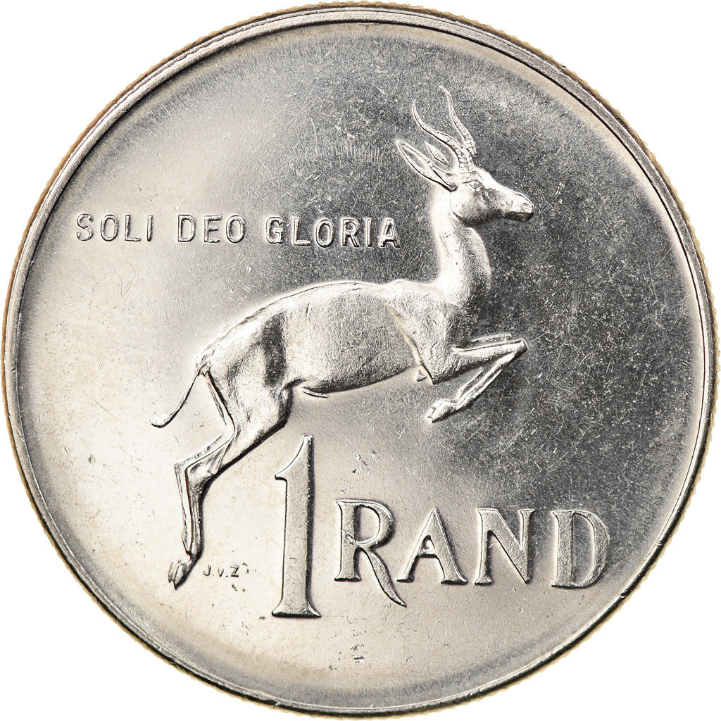 Coin, South Africa, Rand, 1979, MS(60-62), Nickel, KM:104