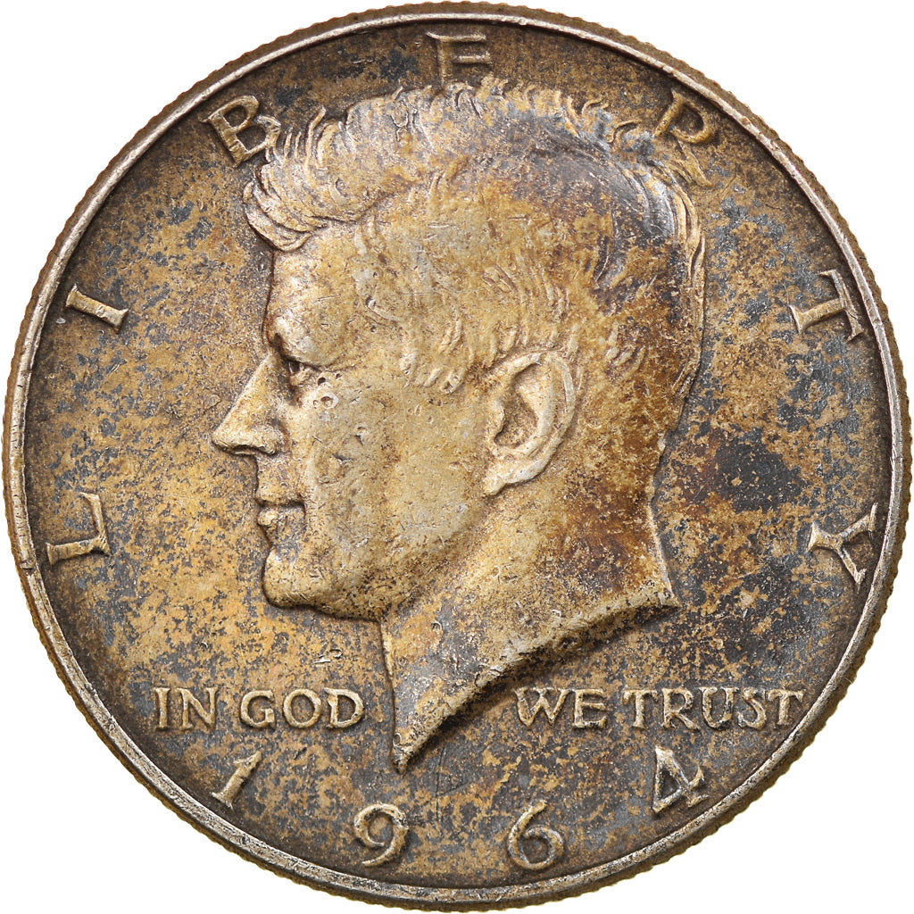 Coin, United States, Kennedy Half Dollar,1964, Philadelphia, EF(40-45)