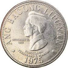 Coin, Philippines, 5 Piso, 1975, AU(50-53), Nickel, KM:210.1