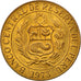 Coin, Peru, Sol, 1973, Lima, MS(60-62), Brass, KM:248