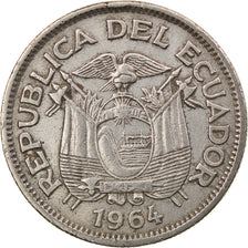 Münze, Ecuador, Sucre, Un, 1964, SS, Nickel Clad Steel, KM:78b