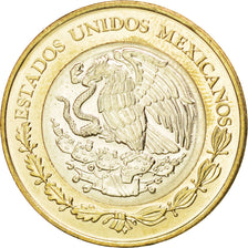 Mexico, 10 Pesos, 2014, KM #New, MS(63), Bimetallic, 10.37
