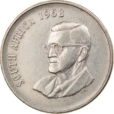 Moeda, África do Sul, 50 Cents, 1968, EF(40-45), Níquel, KM:79.1