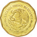 Coin, Mexico, 20 Centavos, 2008, MS(63), Aluminum-Bronze, KM:548