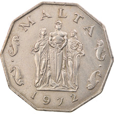 Monnaie, Malte, 50 Cents, 1972, British Royal Mint, TTB, Copper-nickel, KM:12