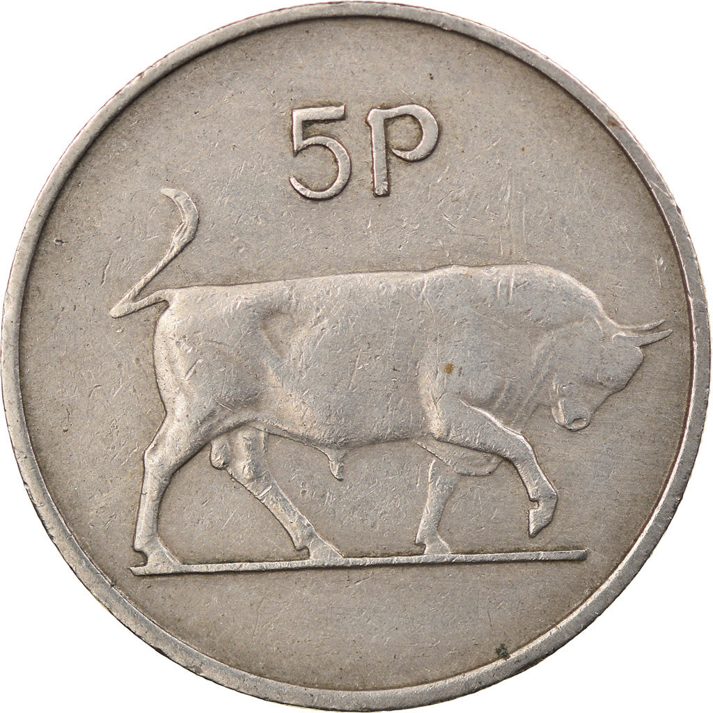 Coin, Ireland, Shilling, 1969, EF(40-45), Copper-nickel, KM:6