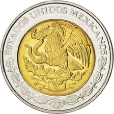 Coin, Mexico, Peso, 2008, MS(63), Bi-Metallic, KM:603