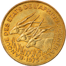 Coin, Central African States, 25 Francs, 1975, Paris, AU(55-58)
