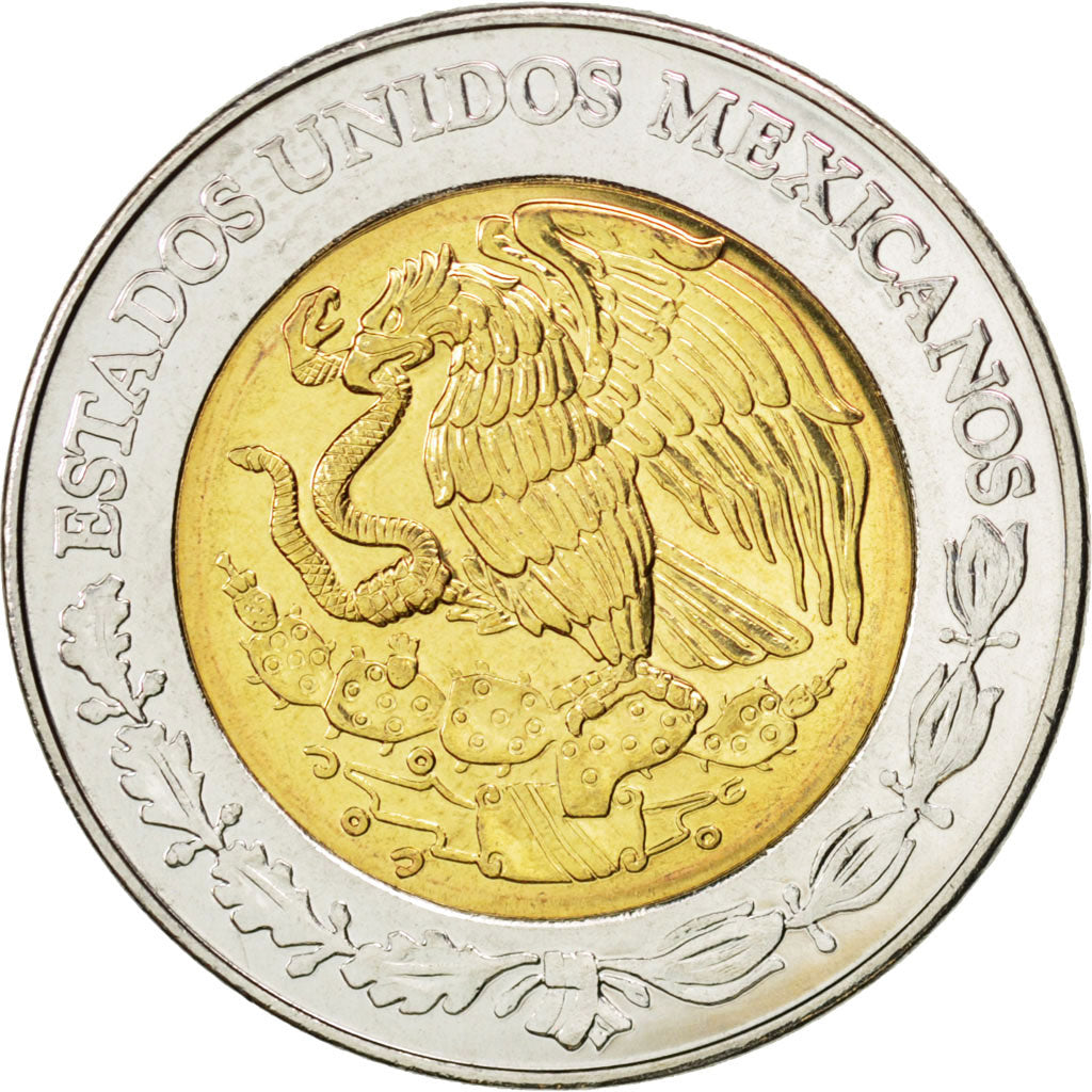 Messico, 5 Pesos, 2008, SPL, Bi-metallico, KM:605