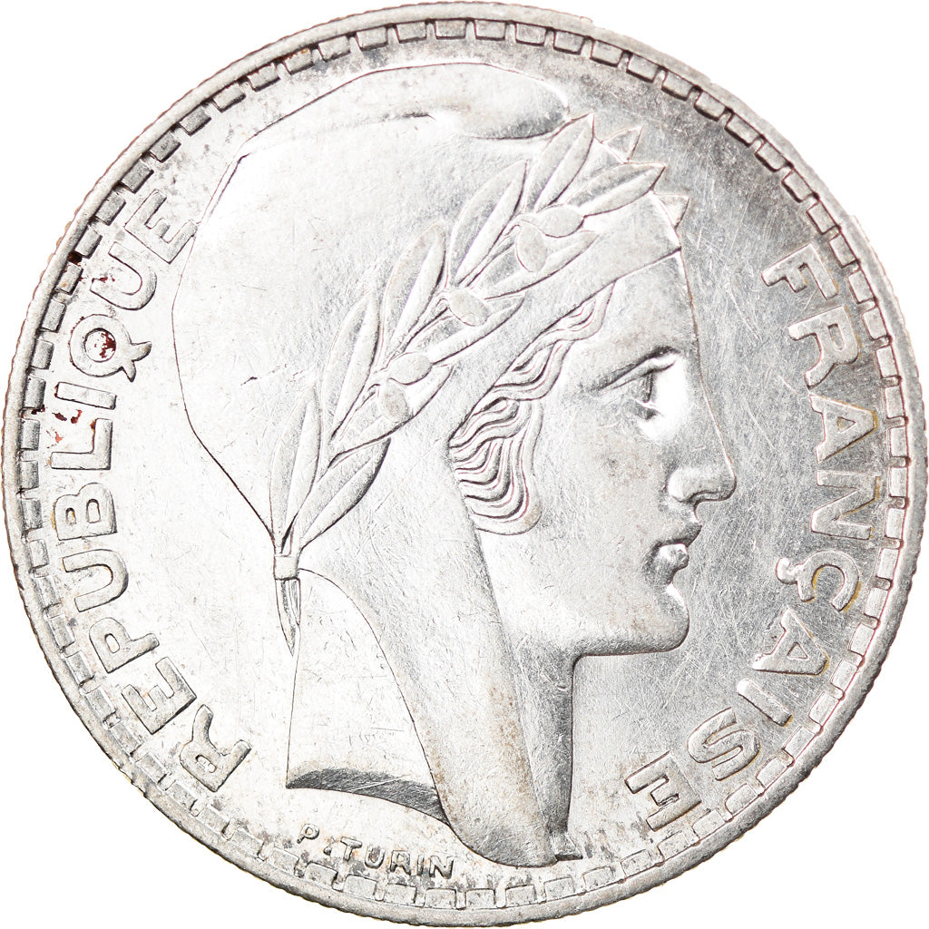 Münze, Frankreich, Turin, 20 Francs, 1938, Paris, SS+, Silber, KM:879