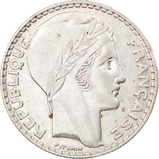 Moeda, França, Turin, 20 Francs, 1933, Paris, Rameaux courts, EF(40-45), Prata