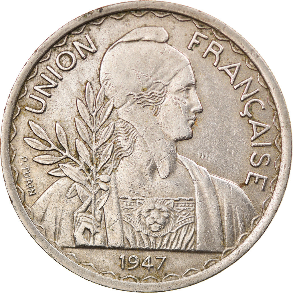 Monnaie, FRENCH INDO-CHINA, Piastre, 1947, Paris, TTB+, Copper-nickel, KM:32.1