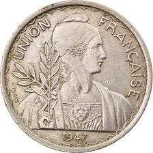 Monnaie, FRENCH INDO-CHINA, Piastre, 1947, Paris, TTB+, Copper-nickel, KM:32.1