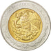 Moneda, México, 5 Pesos, 2009, SC, Bimetálico, KM:915