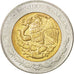 Coin, Mexico, 5 Pesos, 2009, MS(63), Bi-Metallic, KM:915
