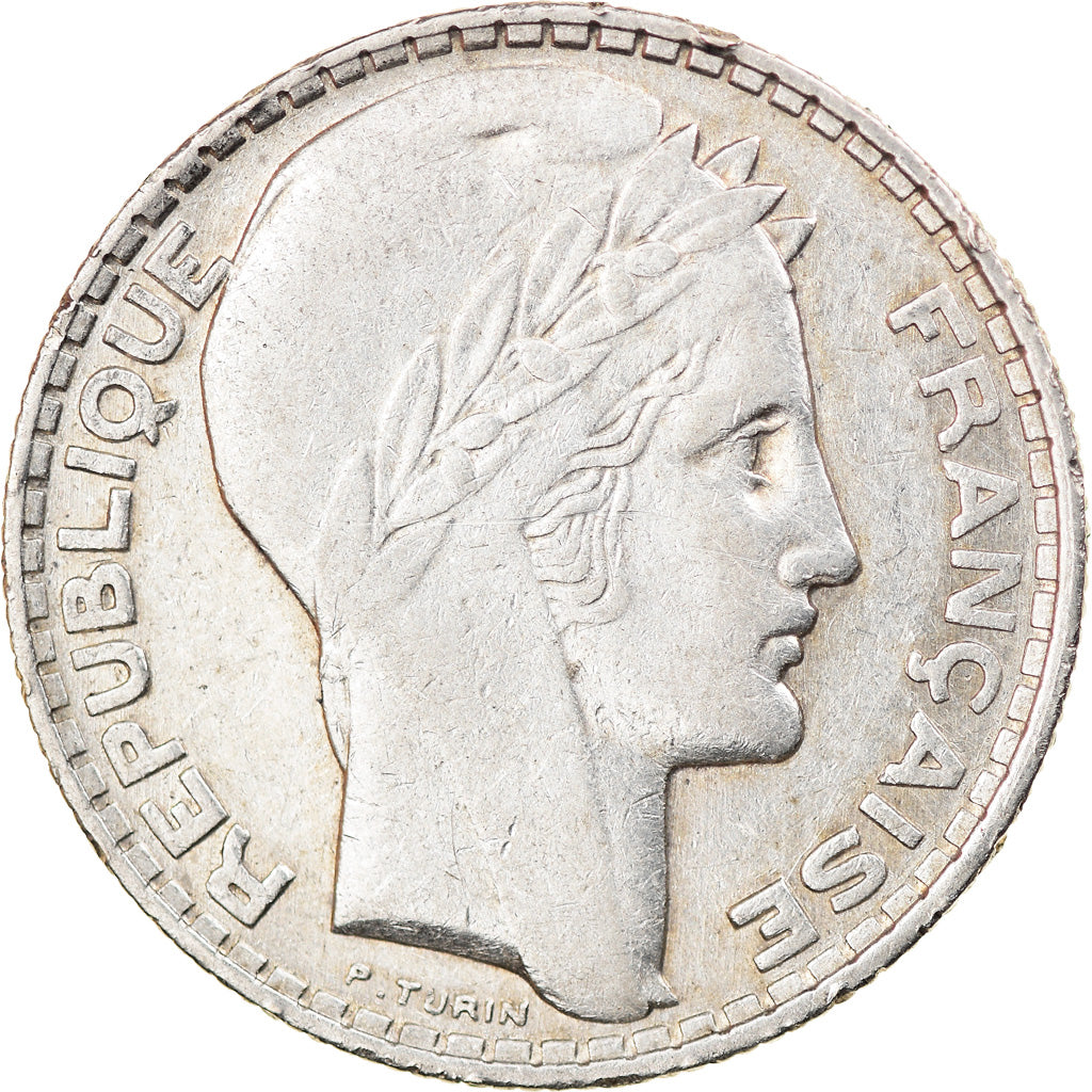Coin, France, Turin, 10 Francs, 1929, Paris, EF(40-45), Silver, KM:878