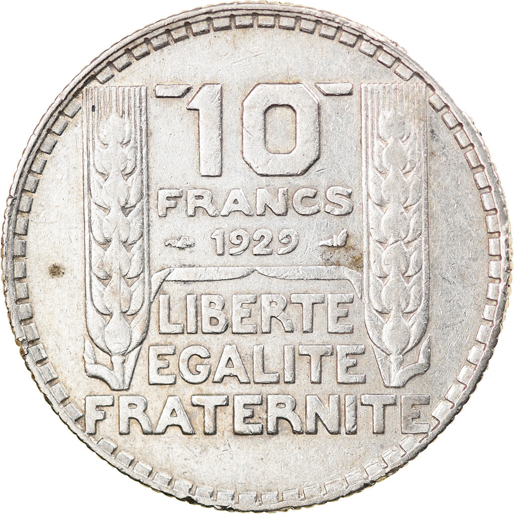 Coin, France, Turin, 10 Francs, 1929, Paris, EF(40-45), Silver, KM:878