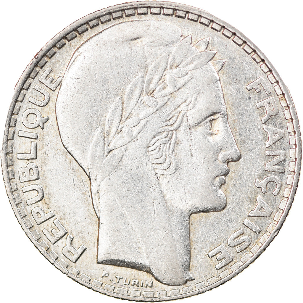 Coin, France, Turin, 10 Francs, 1929, Paris, EF(40-45), Silver, KM:878