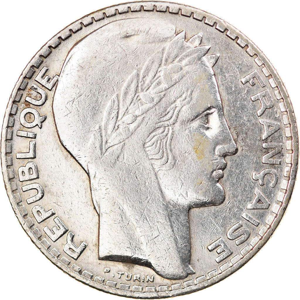 Coin, France, Turin, 10 Francs, 1929, Paris, EF(40-45), Silver, KM:878