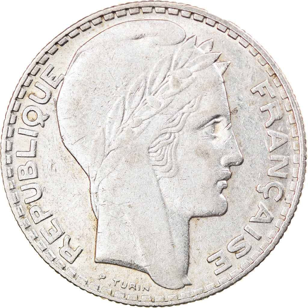 Coin, France, Turin, 10 Francs, 1933, Paris, EF(40-45), Silver, KM:878
