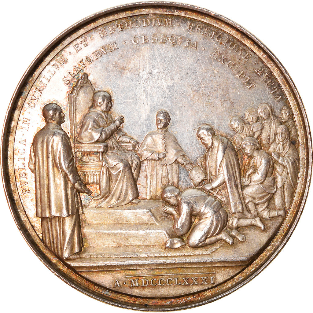 Vatican, Medal, Papal, Léon XIII, Religions & beliefs, 1883, Bianchi