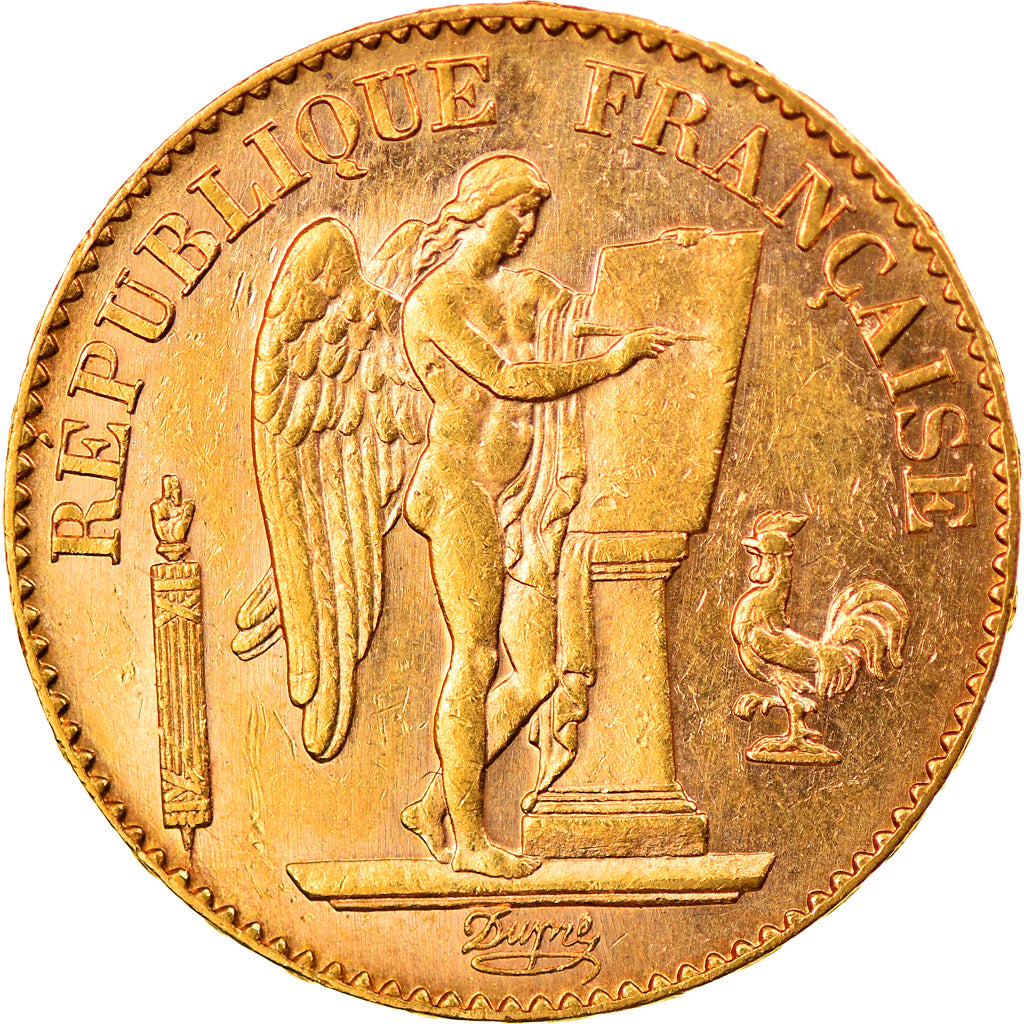 Moneta, Francia, Génie, 20 Francs, 1896, Paris, SPL-, Oro, KM:825, Gadoury:1063