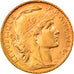 Moneta, Francja, Marianne, 20 Francs, 1905, Paris, AU(50-53), Złoto, KM:847