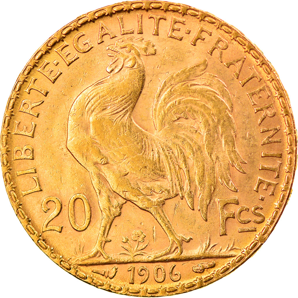 Monnaie, France, Marianne, 20 Francs, 1906, Paris, TTB+, Or, Gadoury:1064