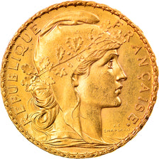 Coin, France, Marianne, 20 Francs, 1907, Paris, AU(50-53), Gold, KM:857