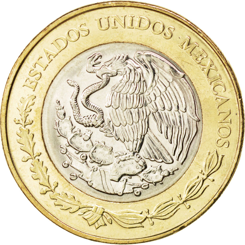 Moneda, México, 20 Pesos, 2013, SC, Bimetálico, KM:New
