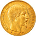 Munten, Frankrijk, Napoleon III, 20 Francs, 1859, Strasbourg, ZF, Goud
