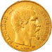 Moeda, França, Napoleon III, 20 Francs, 1859, Paris, AU(50-53), Dourado
