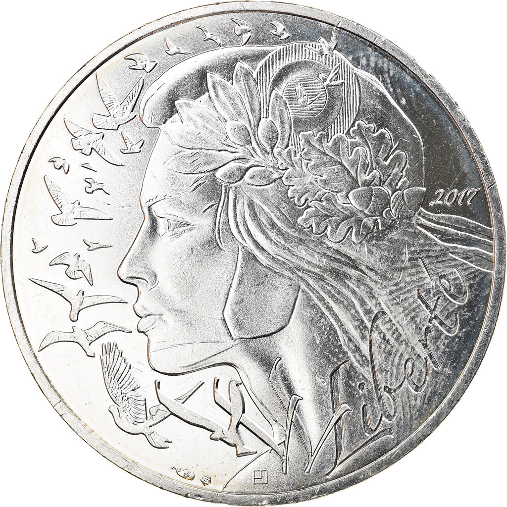 France, 20 Euro, Marianne, 2017, MS(63), Silver, Gadoury:EU868