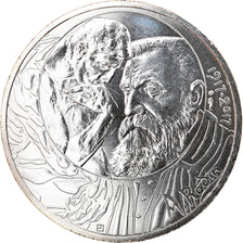 France, 10 Euro, A.RODIN, 2017, MS(63), Silver