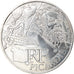 France, 10 Euro, Picardie, 2012, Paris, MS(63), Silver, KM:1666