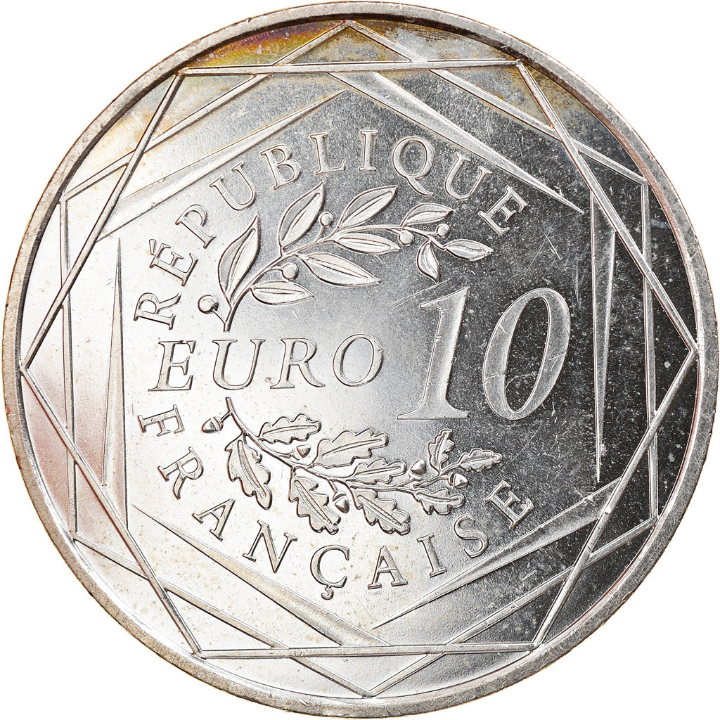 Frankrijk, 10 Euro, Hercule, 2013, Paris, UNC-, Zilver, Gadoury:EU590, KM:2073
