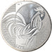 France, 10 Euro, Coq, 2016, MS(63), Silver, Gadoury:EU797