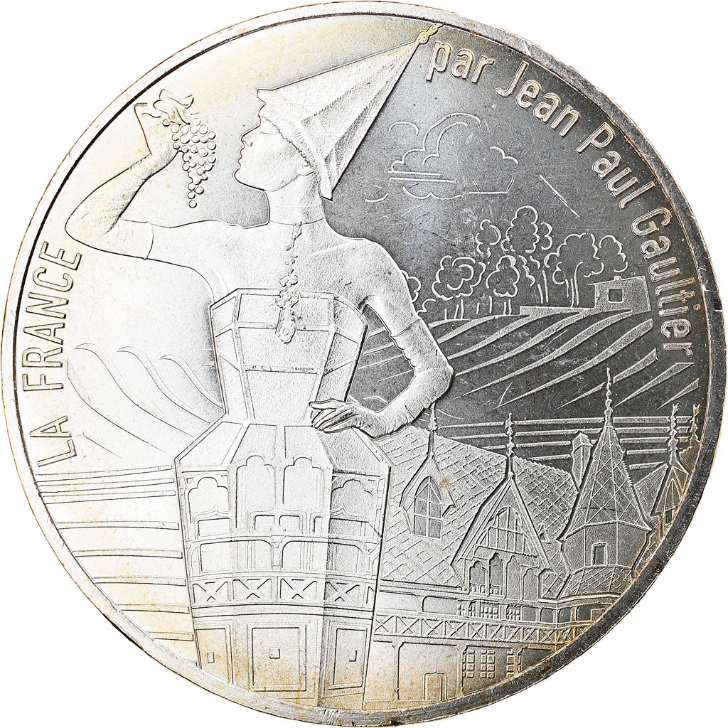 France, 10 Euro, Jean Paul Gaultier, 2017, MS(63), Silver