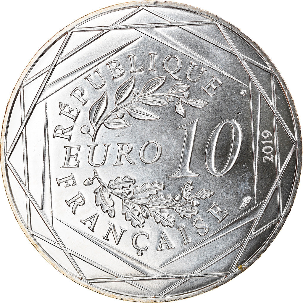 Francia, 10 Euro, PIECE D'HISTOIRE ALIENOR D'AQUITAINE, 2019, FDC, Argento