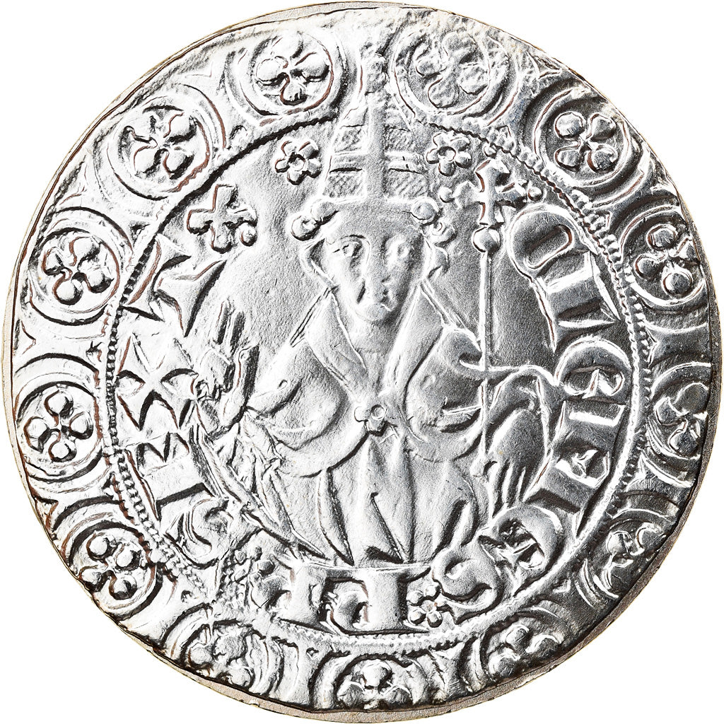 France, 10 Euro, PIECE D'HISTOIRE LES PAPES EN AVIGNON, 2019, FDC, Argent