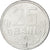 Coin, Moldova, 25 Bani, 2004, MS(63), Aluminum, KM:3