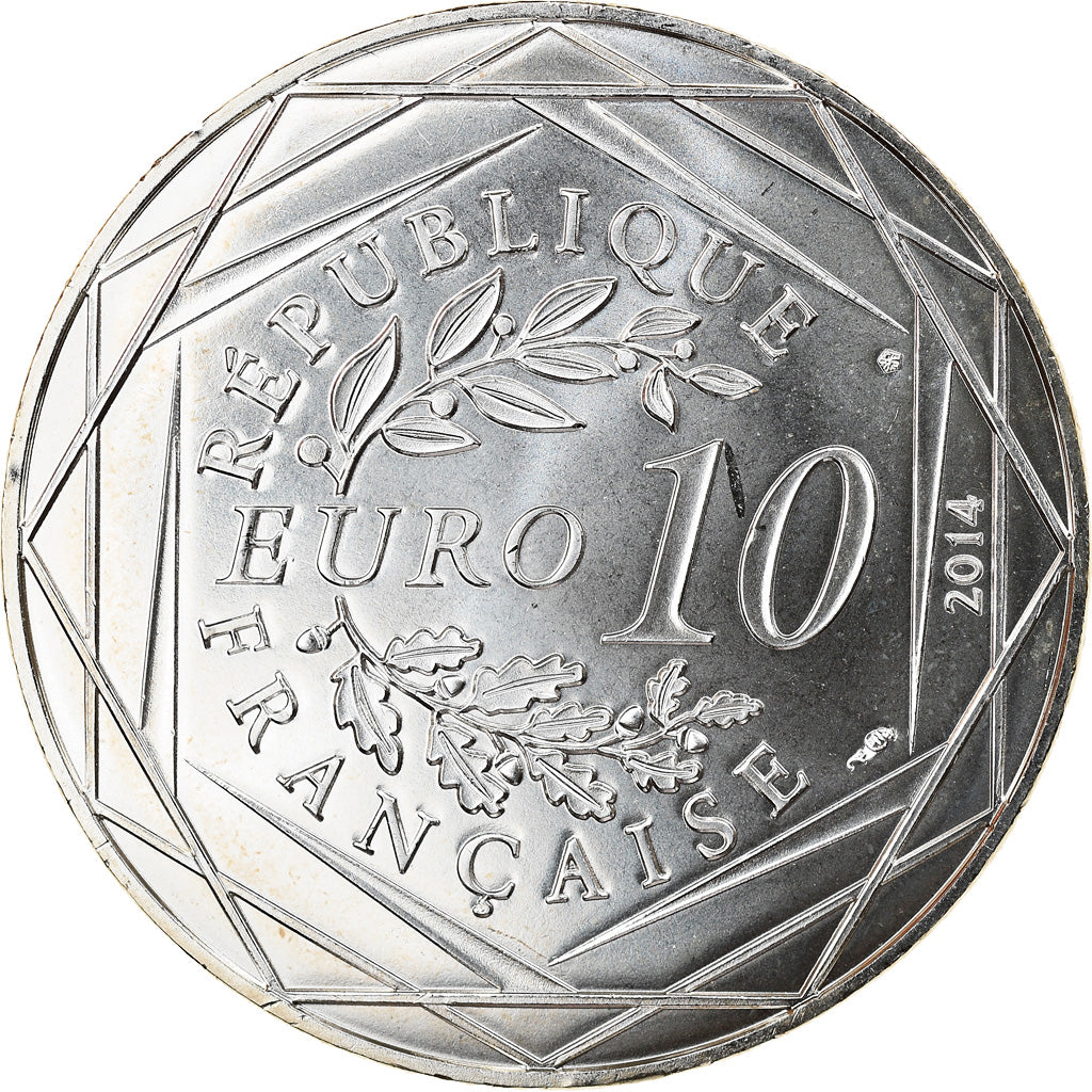 France, 10 Euro, Egalité Automne Sempé, 2014, MS(65-70), Silver, Gadoury:EU718