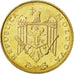 MOLDOVA, 50 Bani, 2005, KM #10, MS(63), Brass Clad Steel, 19, 3.11