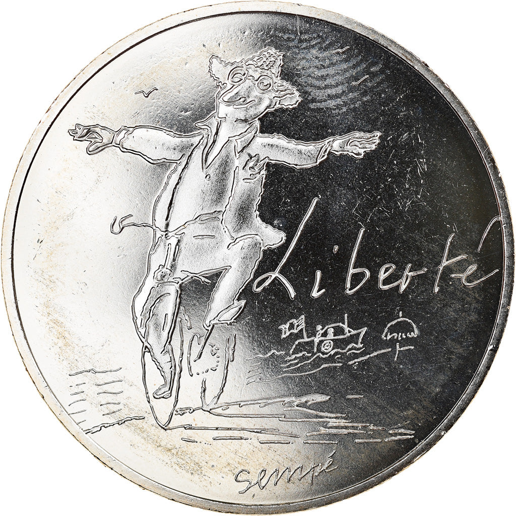 France, 10 Euro, Liberté Eté Sempé, 2014, FDC, Argent, Gadoury:EU717